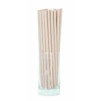 Słomki ekologiczne z włókien bambusowych 8 mm x 210 mm 200 sztuk