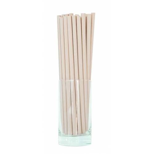 Słomki ekologiczne z włókien bambusowych 8 mm x 210 mm 200 sztuk